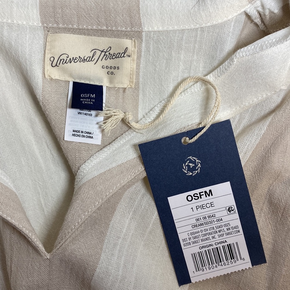 Universal Thread Striped Sheer Tunic / Bathing Su… - image 5